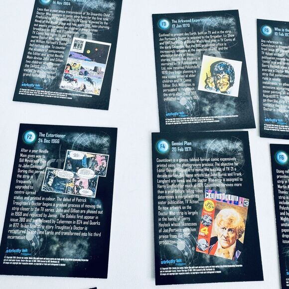 Doctor Who 'The Definitive Collection Series 2' Foil Stamped F1 - F11 Lot - Picture 10 of 13